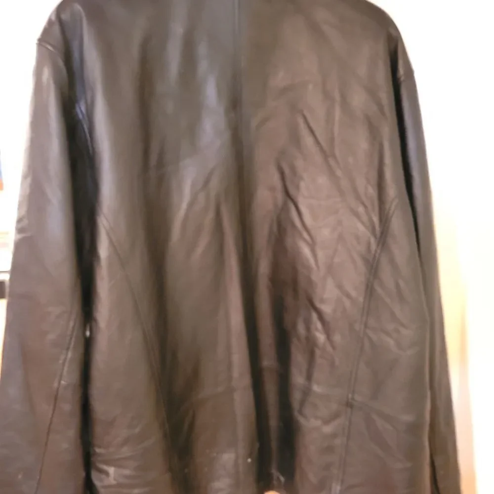Knights Bridge Mens Leather Jacket, M
